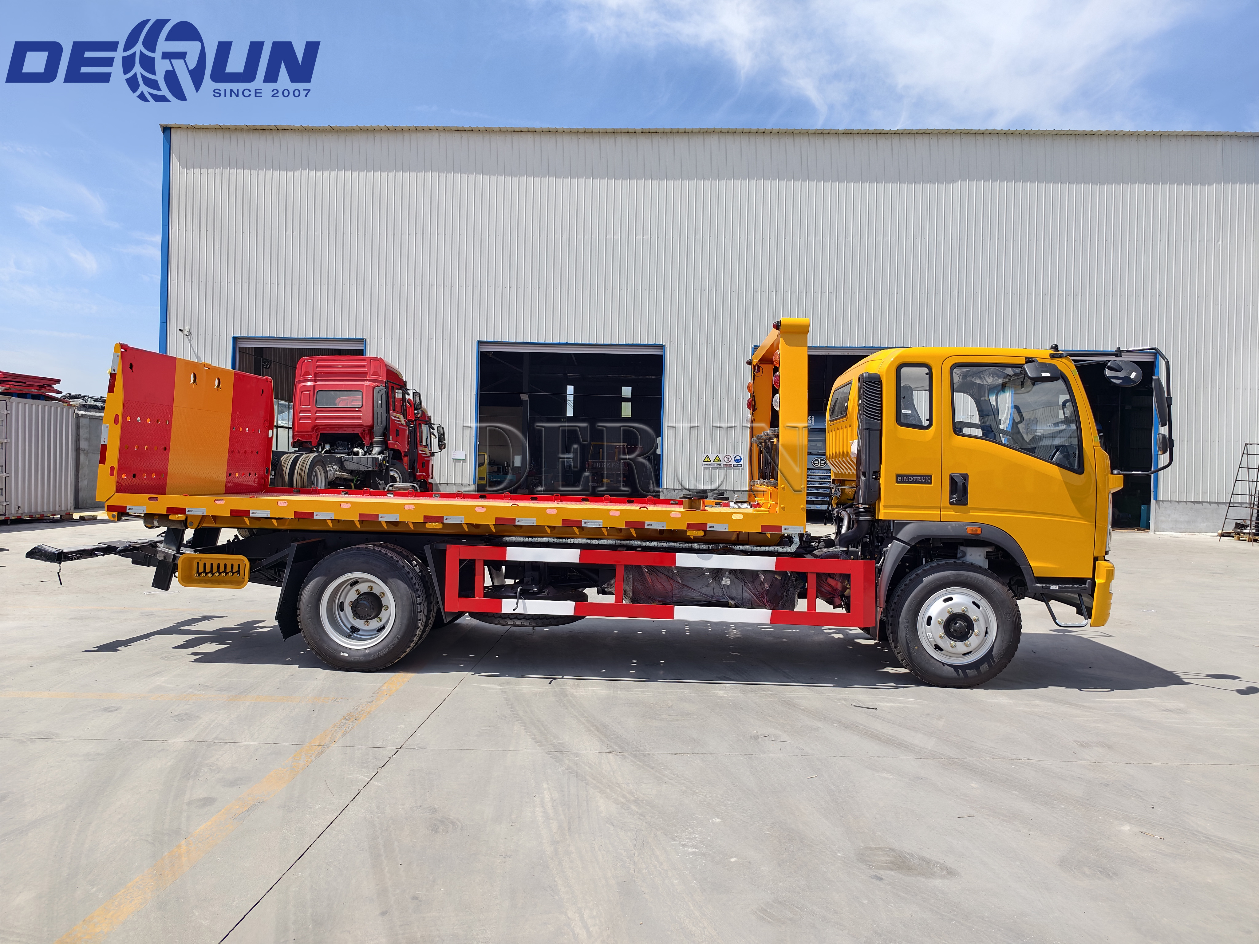 A Sinotruk HOWO 4x2 Wrecker Truck-ot Nicaraguába szállítják