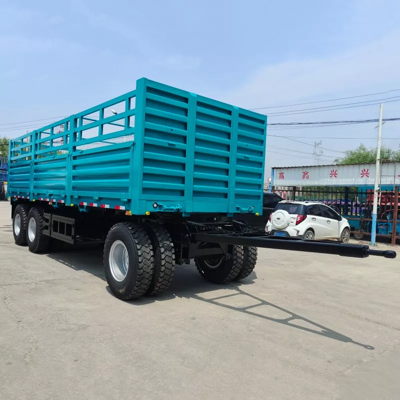 3 Axle Fence Cargo Full Trailer