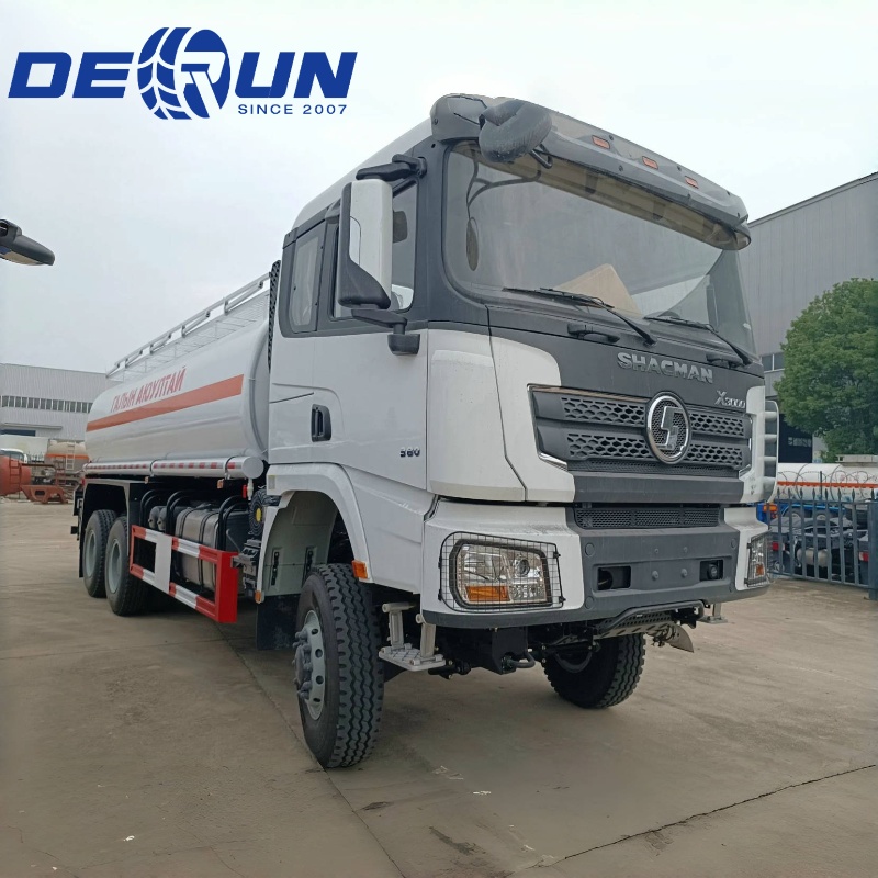 SHACMAN X3000 6X4 alumínium ötvözet olajszállító teherautó