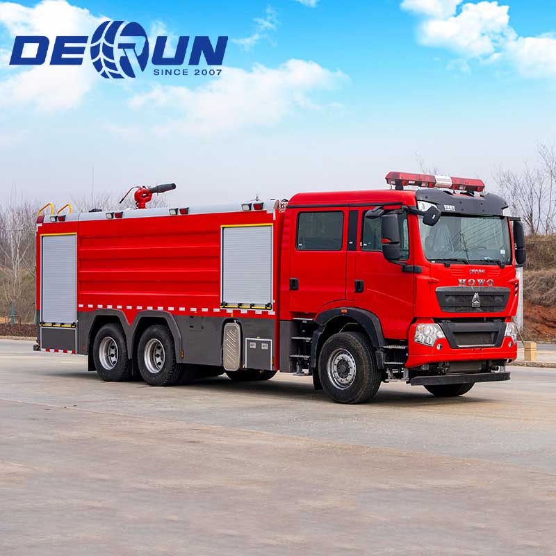 A Sinotruk Howo 6x4 tűzoltó teherautó